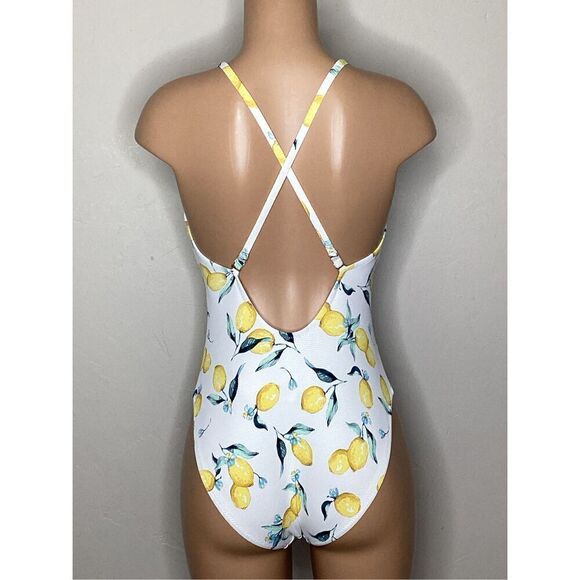 New. Jessica Simpson lemons swimsuit. Medium. Retails $98 - Picture 6 of 10